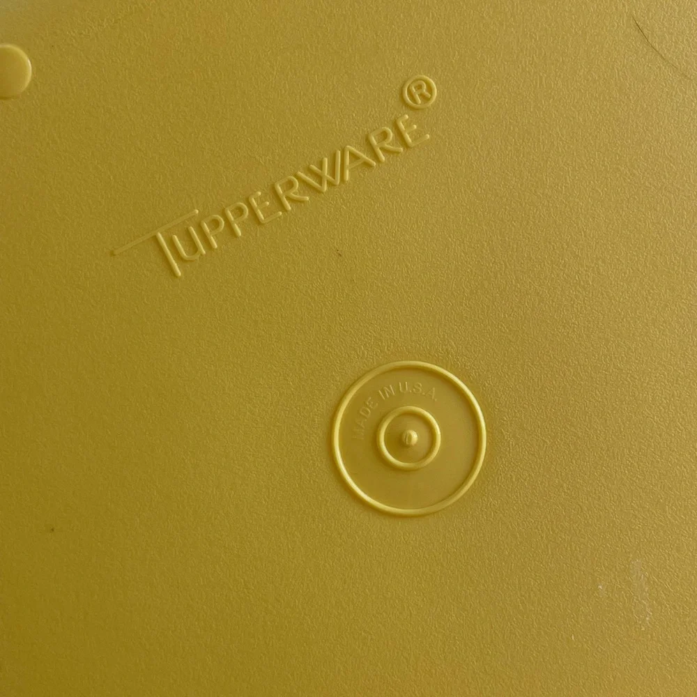 (8) Vintage Tupperware Slotted Food Lunch Dinner Trays - Picture 7 of 9